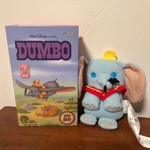 Disney Dumbo Plush Toy in VHS box